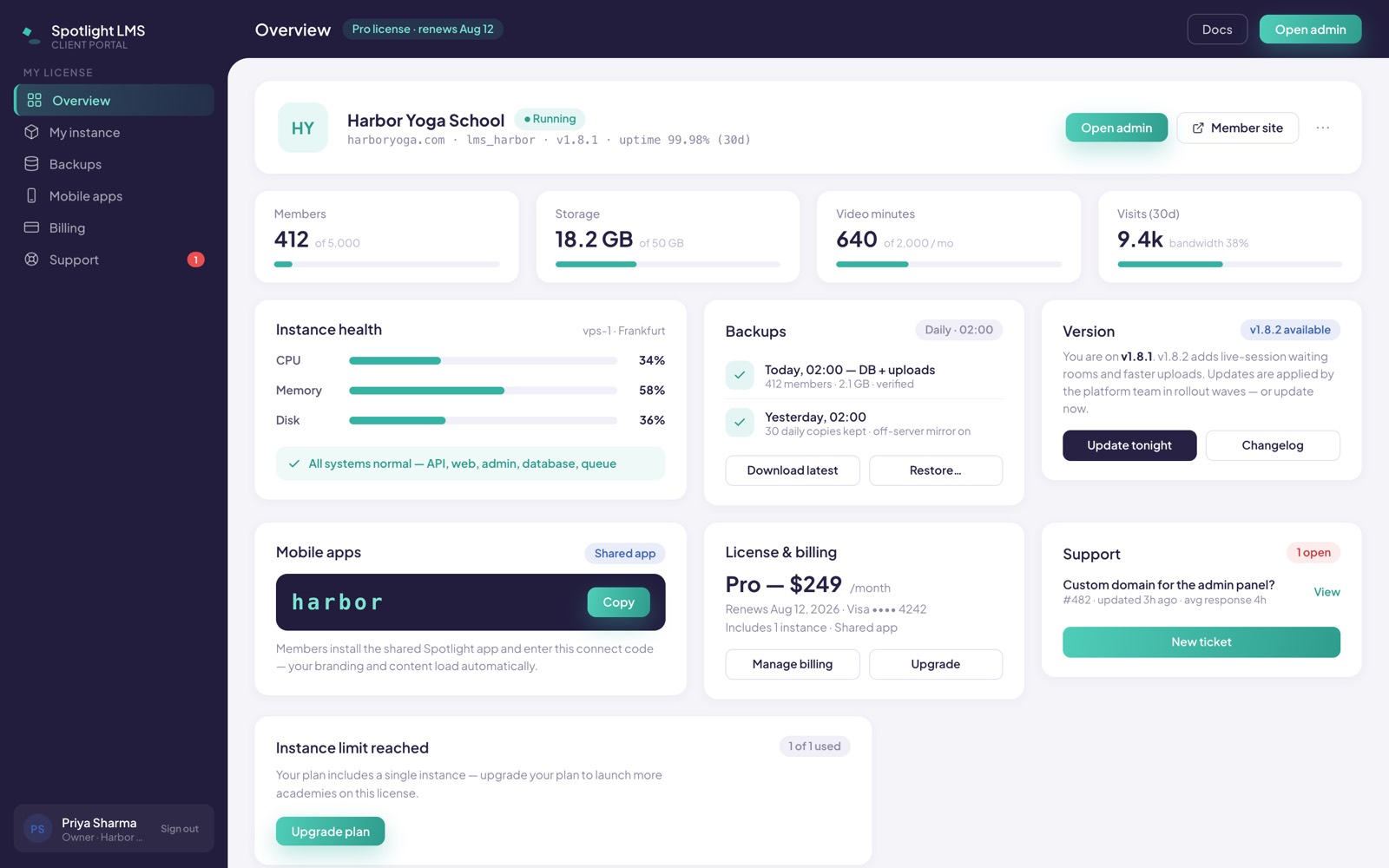 Client portal